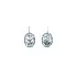 White Gold Topaz Earrings