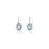 White Gold Topaz Earrings
