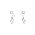 White Gold Pearl Earrings