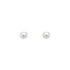 Pecky Earrings with White Gold Pearl
