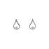 Earrings with White Gold Zircons