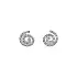 White Gold Earrings with Fine Spiral Structure