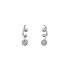 Modern Elegance in White Gold with Shining Zircons