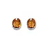 White Gold Citrine Earrings