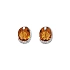 White Gold Citrine Earrings