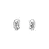 Earrings with White Gold Zircons