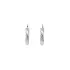 White Gold Round Earrings