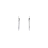 White Gold Round Earrings