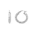 Elegant White Gold Earrings - Fine Texture, Distinctive Effect
