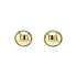 Round Gold Earrings That Captivate at First Sight