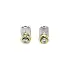 Elegant Two-Tone Gold Earrings with Zirconia