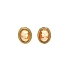 Luxury Gold Earrings with Historical Cameo