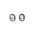 Luxury Gold Earrings with Cameo and Secure Clasp