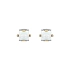 Gold Earrings with Opal and Zircones
