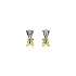 Earrings with Zircones in Gold