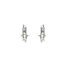 Gold Earrings with Zircons