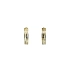 Gold Round Earrings