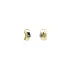 Gold Earrings with Zircons