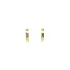 Minimalist Half Circle Earrings in Gold