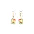 Gold Baby Hello Kitty Earrings