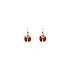 Golden Baby Earrings Ladybug