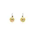 Gold Earrings with Sun motif