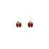 Golden Baby Earrings Ladybug