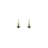 Golden Children Earrings with Blue Stone