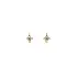 Gold Earrings with Zircons