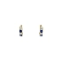 Gold Earrings with Sapphire
