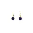 Gold Earrings Lapis Lazuli