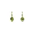 Gold Earrings with Peridot