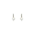 Gold Earrings with Pearl and Zircones