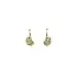 Gold Earrings with Zircons