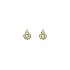 Gold Earrings with Zircons
