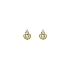 Gold Earrings with Zircons