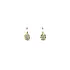 Gold Earrings with Zircons