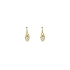 Gold Earrings with Zircons