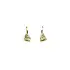 Gold Earrings with Zircons