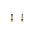 Gold Earrings with Zircons