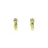 Gold Earrings with Zircons