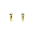 Gold Earrings with Zircons
