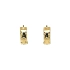 Gold Round Earrings