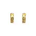 Gold Round Earrings