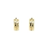 Gold Round Earrings