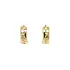 Gold Round Earrings