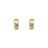 Gold Round Earrings