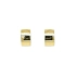 Double-sided Earrings made of Combination Gold