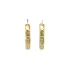 Gold Round Earrings