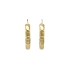Gold Round Earrings
